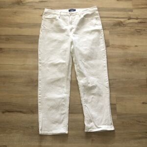 Scotch & Soda White and Tan Stretchy Jeans